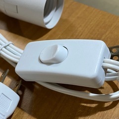 照明器具 電球ソケット、のスイッチ付き1.7m4本セットの画像