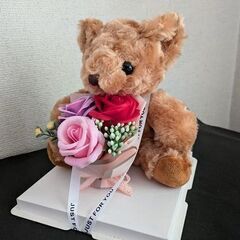 くまチャンのぬいぐるみ・の画像
