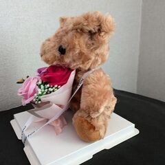 くまチャンのぬいぐるみ・の画像