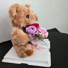 くまチャンのぬいぐるみ・の画像