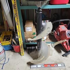 穴堀機　エンジンオーガ　ハンドオーガの画像