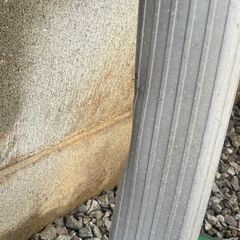 ◆徳島県お引き取り限定品◆軽量2連梯子　伸縮式（ロープ式）約7m USED品の画像