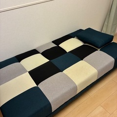 3人掛けソファーベッドの画像
