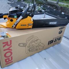 新品 ESK-3740 リョービ チェーンソー エンジン 36cc 箱 取説の画像