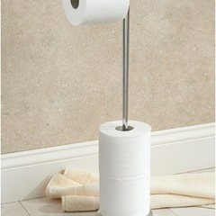 InterDesign トイレットペーパー ホルダー スタンドの画像