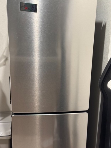 ORIGINALSELECT URBAN CAFE SERIES ステンレスブラック Haier冷蔵庫 JR-XP2NF173F-XK（幅50.2cm / 173L / 2ドア / 右開き / 2018年製 / 冷凍室54L）