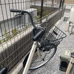 26インチ自転車 ママチャリの画像