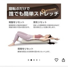  プリマソーレ(Primasole) エクササイズポール ロング 耐荷重100kg ストレッチ ヨガ エクササイズ フォーム ローラー 姿勢の画像