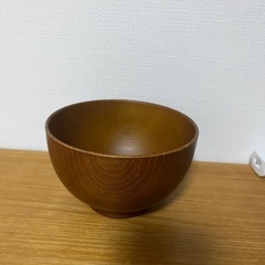 木のお椀（1つ）を差し上げますの画像