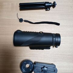 XINKSD 80x100 単眼望遠鏡 望遠鏡 スマートフォン対応三脚付きの画像