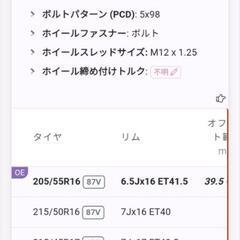 条件付き販売！215.45.17タイヤホイールセットの画像
