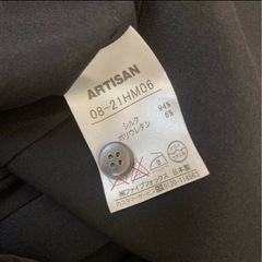 美品ARTISAN アルチザン　シルク　ブラウス　ブラック　Mの画像