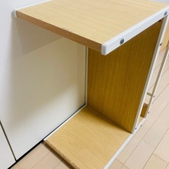 おしゃれなサイドテーブル キャスター付きの画像