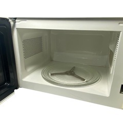 【ジ0812-07】シンプルな白色‼️電子レンジ　TWINBIRD DR-D429型　2017年製の画像