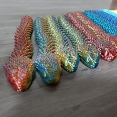 ■新品■　3 Dプリンター 　蛇17匹の画像