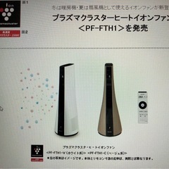 シャーププラズマクラスターヒートイオンファンの画像