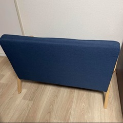 2人用布張りソファ ルッキ2KDの画像