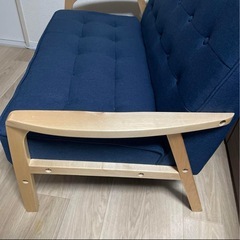 2人用布張りソファ ルッキ2KDの画像