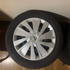ミシュラン 155/65 R14 タイヤ 4本セット と、純正 日産ホイールキャップ を販売します。の画像