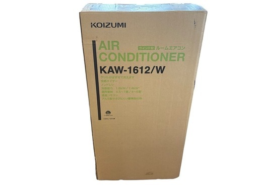 【⭐️値引き有り⭐️】KOIZUMI ルームエアコン KAW-1612-W 21年製
