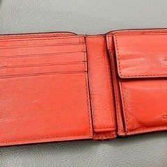 🌟coach🌟　コーチ　二つ折り財布👛　お洒落な🍊オレンジ色🍊の画像