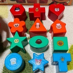 アンパンマン　まるまるパズル　型はめ　ブロックの画像