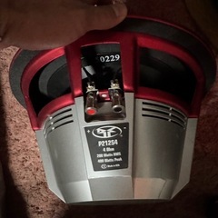 未使用品　ロックフォード　12インチウーファー　p212s4の画像