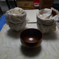 おわん　漆器製　5個組
