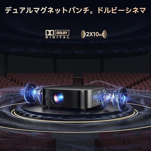 プロジェクター TOFオートフォーカス 1200ANSI 1.1:1 投影比率 自動台形補正 アプリ内蔵 家庭用 小型プロジェクター