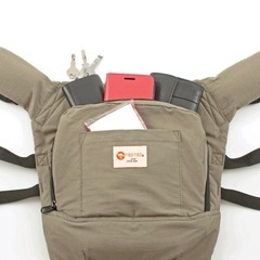 【美品】napnap ナップナップ 抱っこひも グレー メッシュの画像