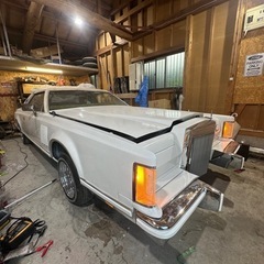 1977年リンカーンマーク5 ！バンパーカット！ステンレス左右出マフラー！の画像