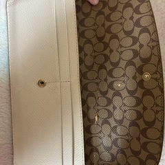 COACHの長財布の画像
