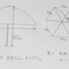 折り畳み傘 軽い 携帯に便利 黄色 WATERFRONTの画像