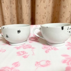 【私の部屋】ブランチコレクション　コーヒー　マグカップ　スープカップ　コップ　2点セットの画像