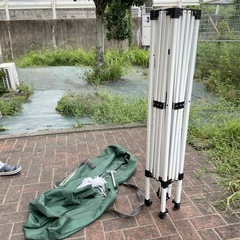 タープテント300x300 (トップカバー欠ける)枠組みのみの画像