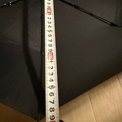 【軽量・コンパクト】折りたたみ傘 ブラック 直径約109cm携帯用の画像