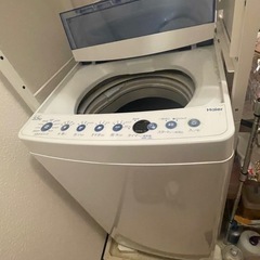 洗濯機＋ランドリーラックの画像