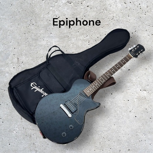Epiphone レスポールジュニア ブラック Sケース付 エピフォン Epiphone レスポールジュニア ブラック Sケース付 エピフォン