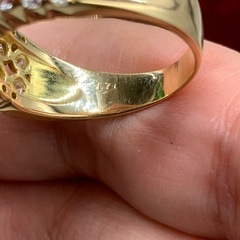 K18 ダイヤモンドリング　7.5g 1.71ct 約14.5号の画像
