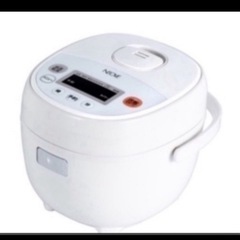 炊飯器③　一人暮らし米3合 RRS-AM30WT NEOVE マイコン炊飯ジャー（3合炊き）　ホワイト NEOVE [RRSAM30WT] 定価6580円　超美品の画像