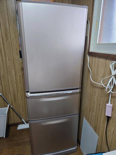 三菱 ノンフロン冷凍冷蔵庫 MR-C34D-P 2019年製 三菱 ノンフロン冷凍