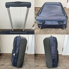 Travel EXPERT ２輪ソフトスーツケース・キャリーケース（グレー系）の画像