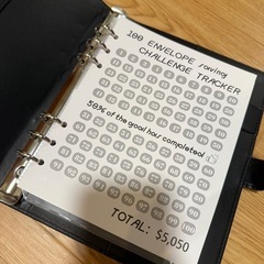 お札貯金ファイル新品の画像