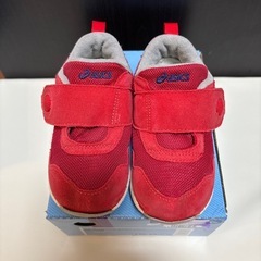 アシックス　レッド（16cm）の画像