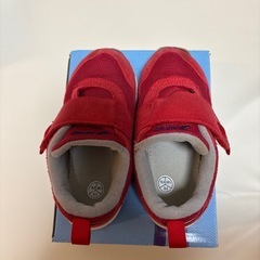 アシックス　レッド（16cm）の画像