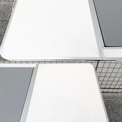 【お取引中】アウトドアテーブル アルミ レジャーテーブル 軽量折りたたみ 高さ調整 机 バーベキューテーブル コンロ BBQ アウトドア キャンプの画像