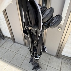 ミッキー柄ベビーカーの画像