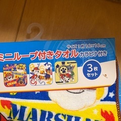 パウパトロール　ミニタオル3枚セット　の画像