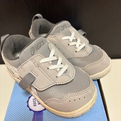 アシックス　ライトグレー（14.5cm）の画像