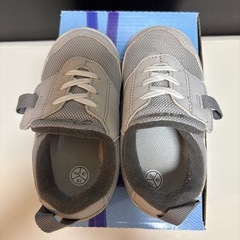 アシックス　ライトグレー（14.5cm）の画像